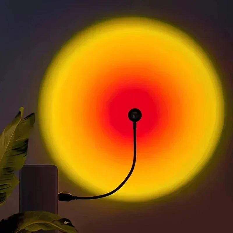 Sfeerlamp met lichtbundel en draaibare kop