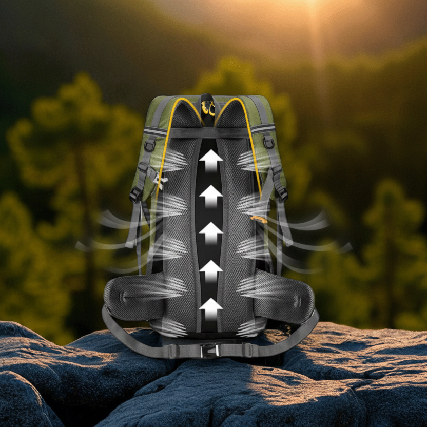 TrailPro 50L wandelrugzak met schoenenvak