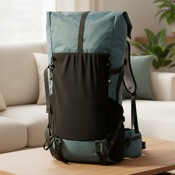 50L Ultralichte Uitbreidbare Rolltop Avontuur Rugzak