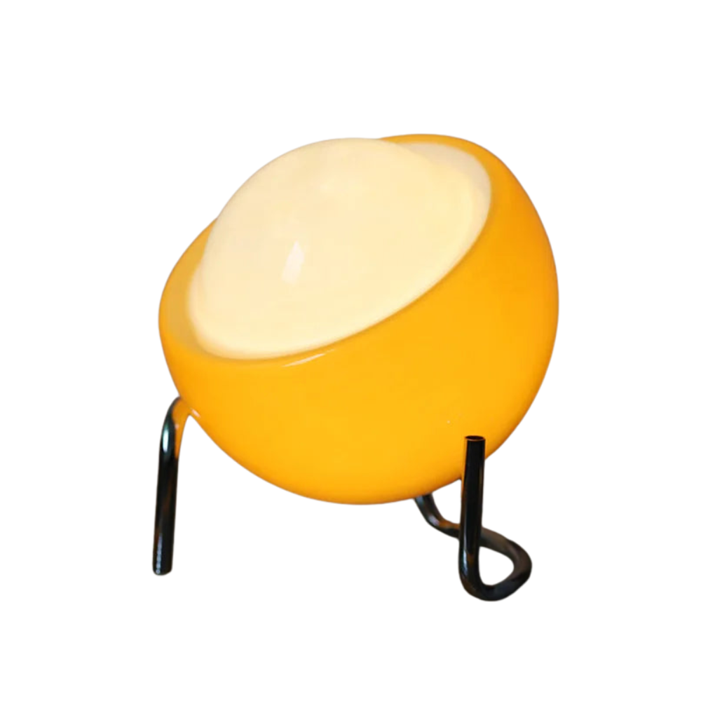 Bauhaus glazen tafellamp met dimbare LED