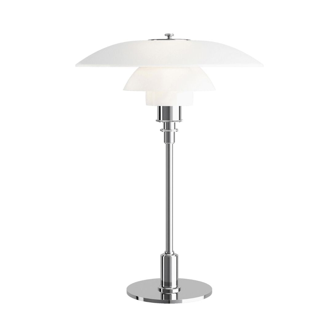 LumiGlow Scandinavische Glazen LED Tafellamp