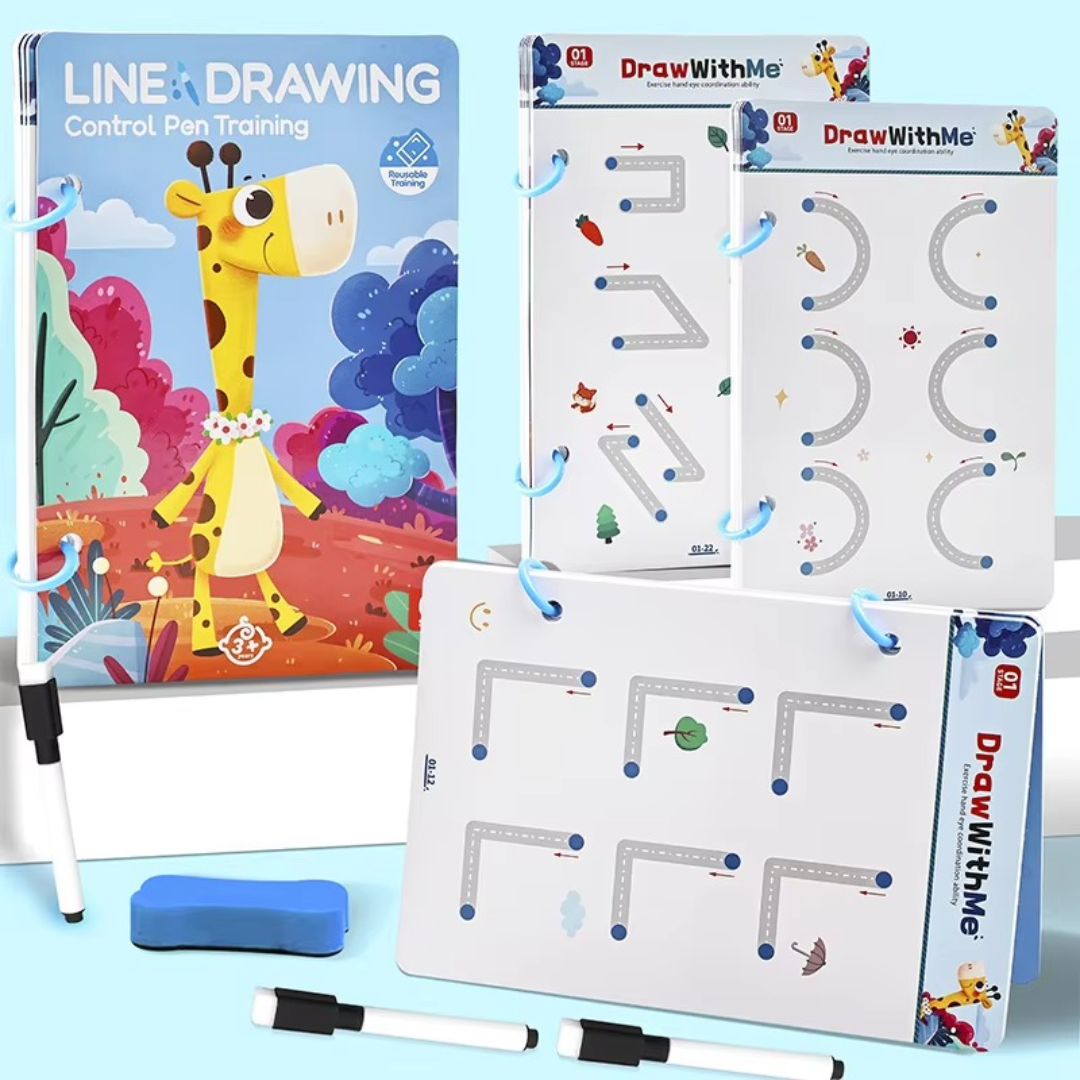 Herbruikbaar Pen-Oefenboek voor Kinderen