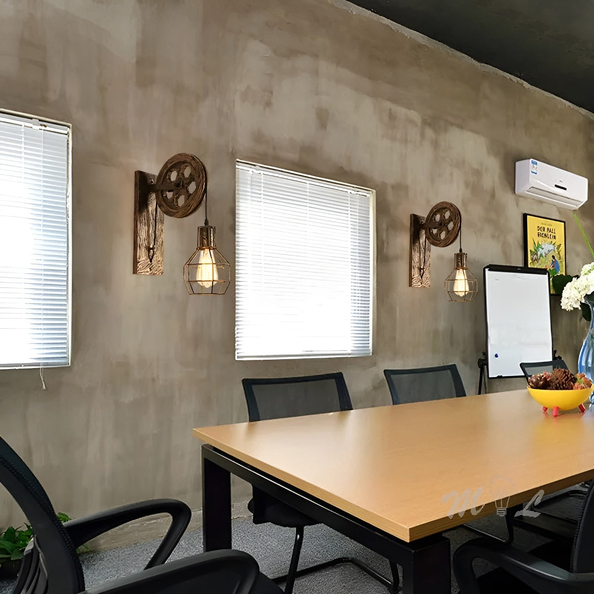 Industriële LED Wandlamp