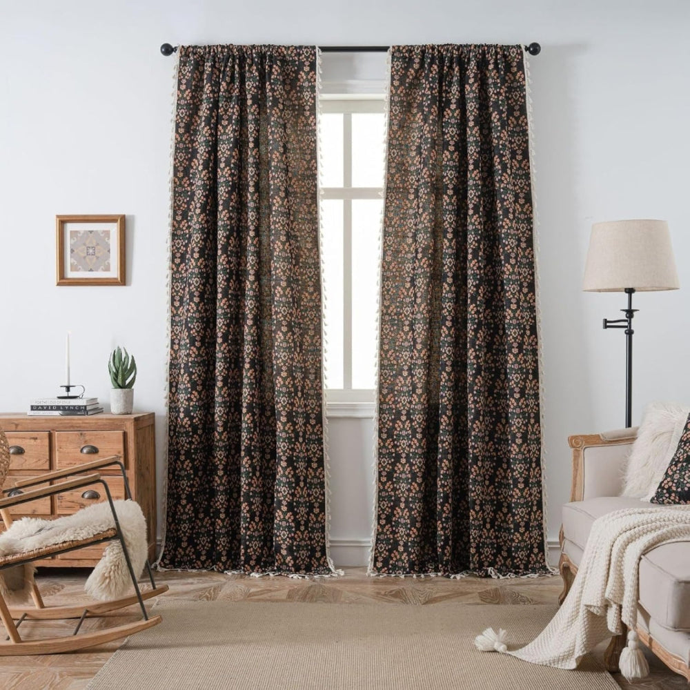 Wisteria Weave Jacquard Semi-Schaduwrijk Gordijn