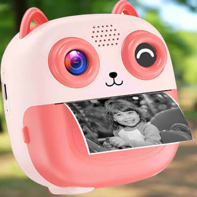 Instant kindercamera met printer