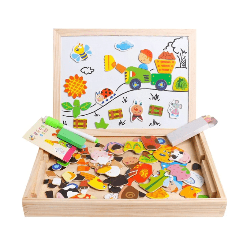 Montessori 2-in-1 Houten Tekenbord