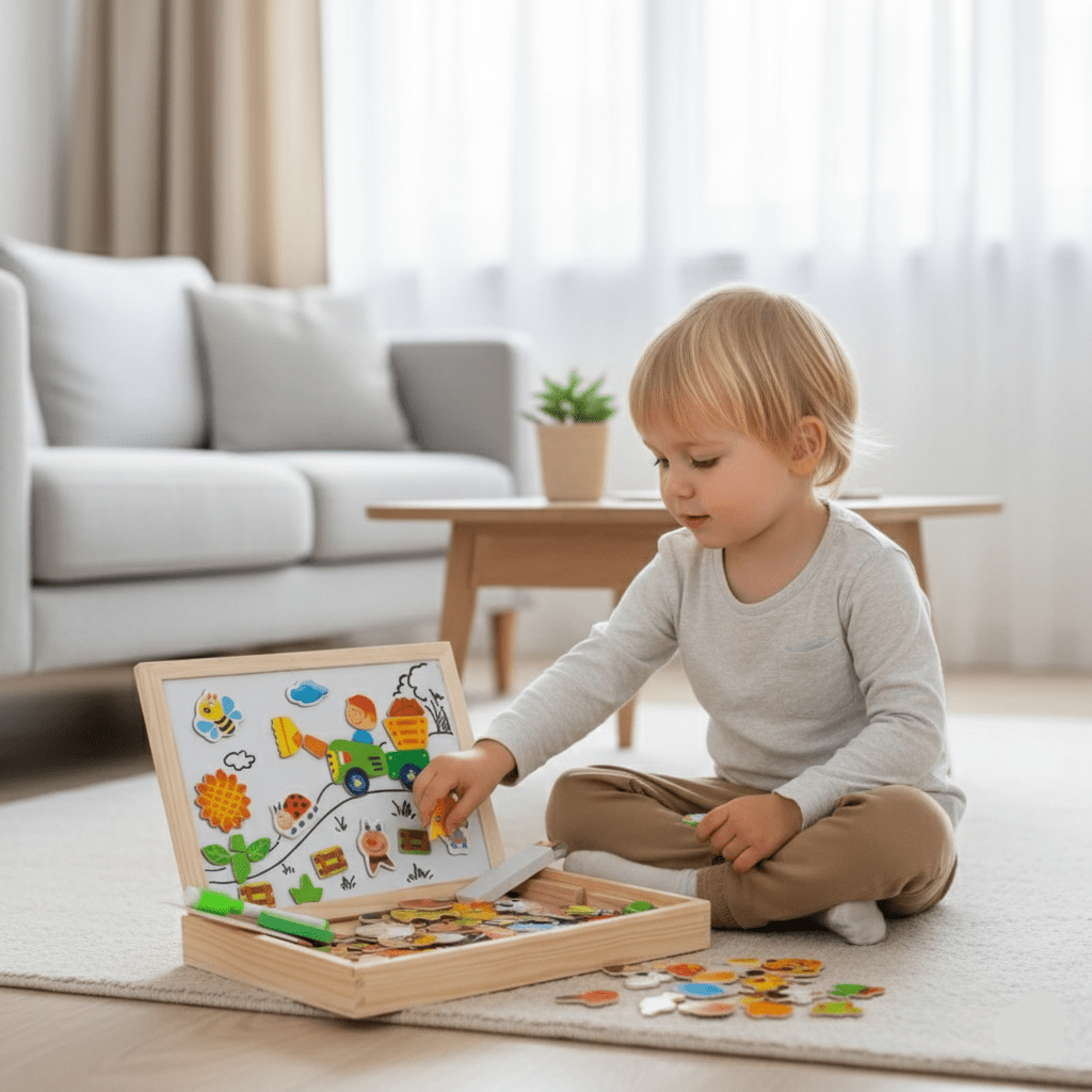 Montessori 2-in-1 Houten Tekenbord
