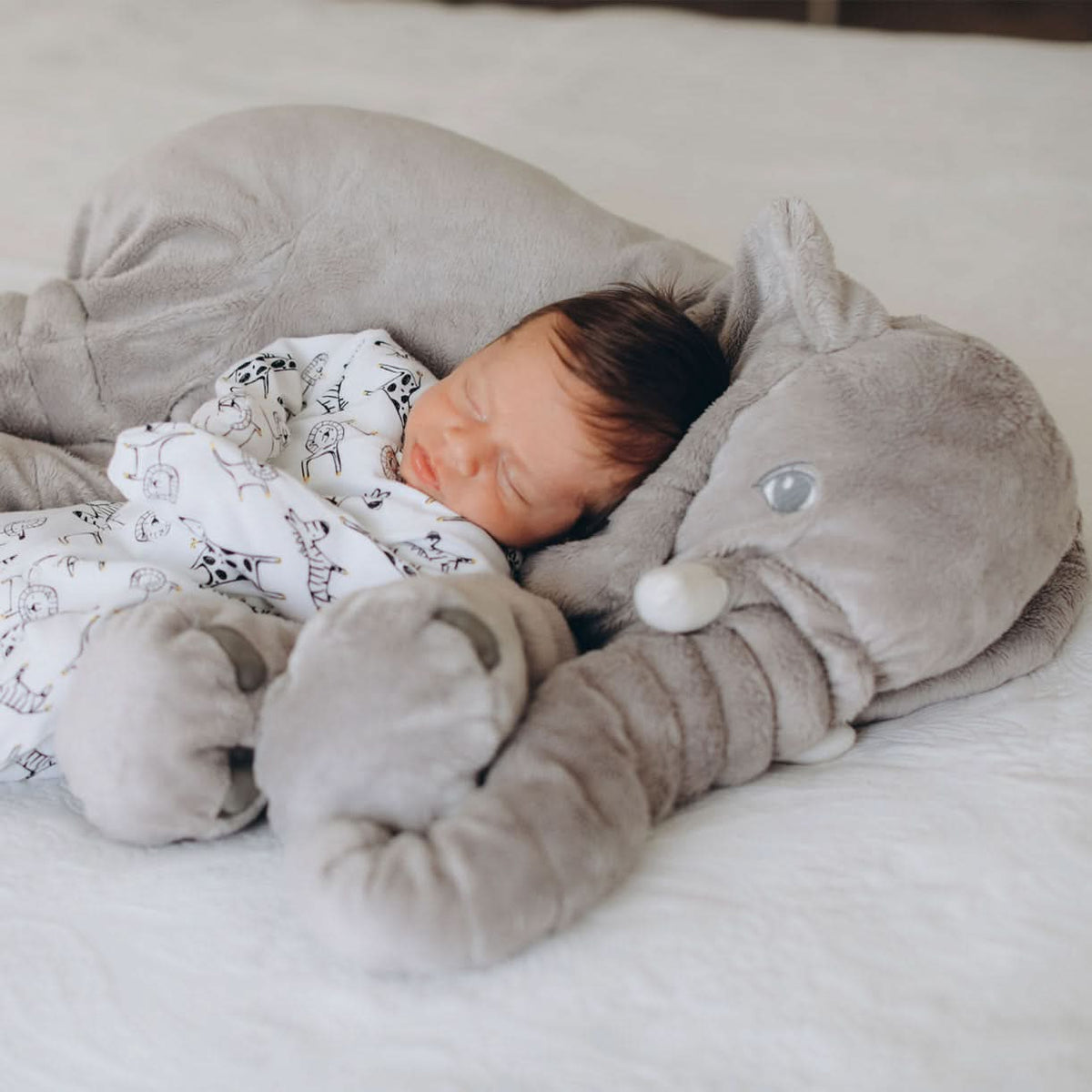 Pluche Olifant Knuffelkussen