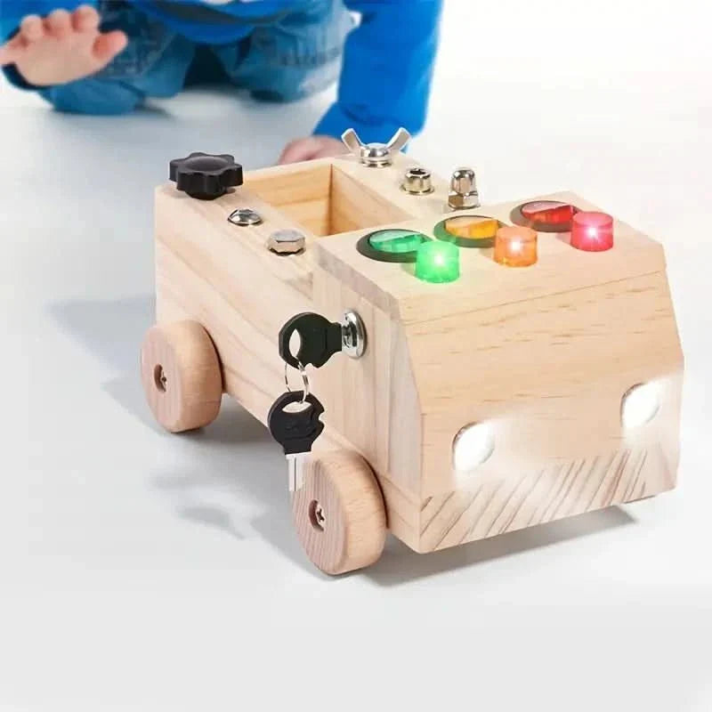 Montessori interactief houten speelbord