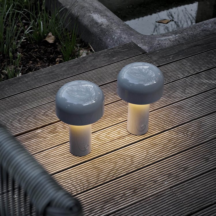 HaloGleam draadloze paddenstoel tafellamp