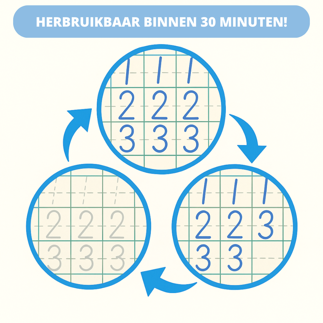 Herbruikbare Schrijfboekjes Set