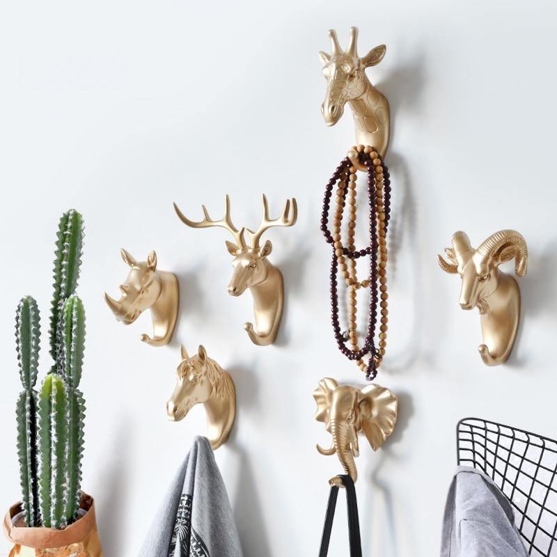 Dierenhaken Decoratieve Wandhaken