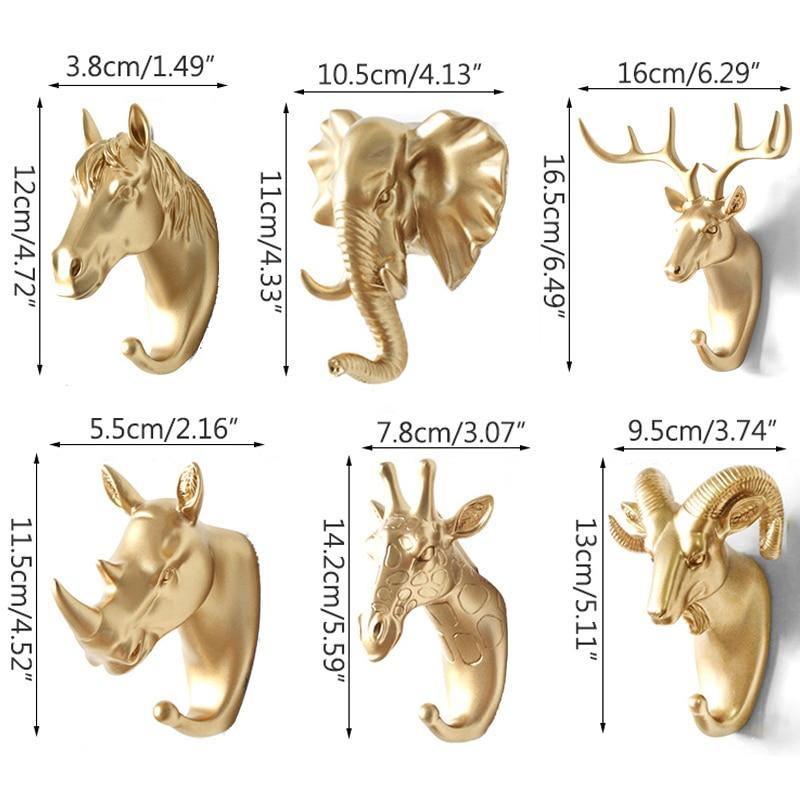 Dierenhaken Decoratieve Wandhaken