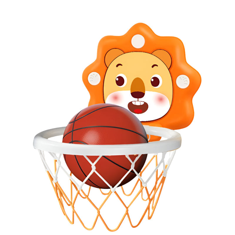Mini basketbalspel voor actieve kinderen