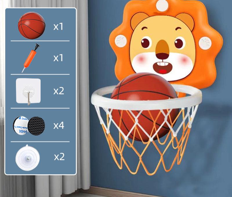 Mini basketbalspel voor actieve kinderen