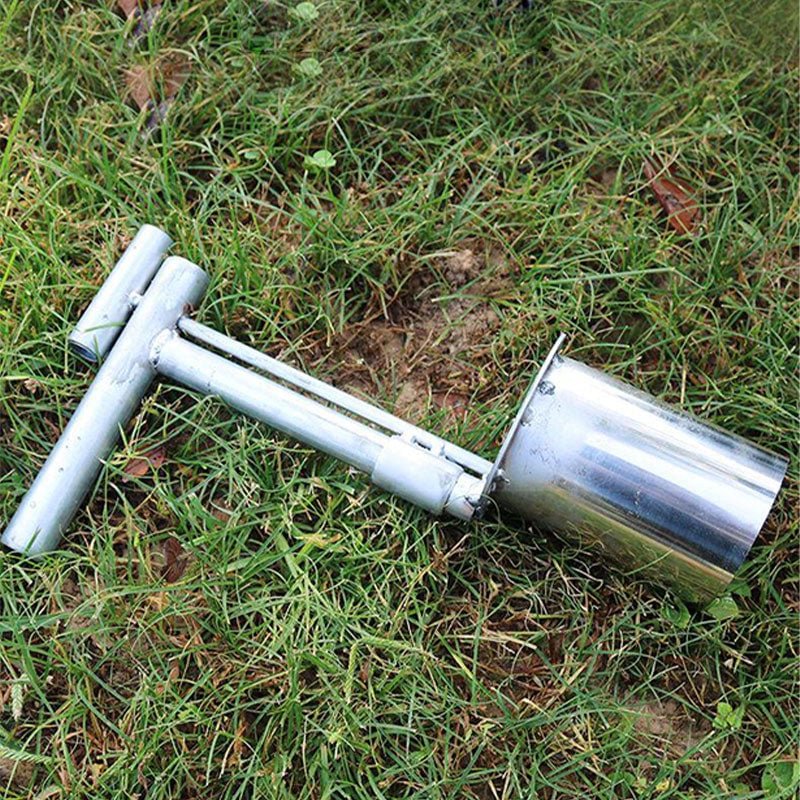 Roestvrijstalen Bollenplanter met Ergonomische T-Handgreep