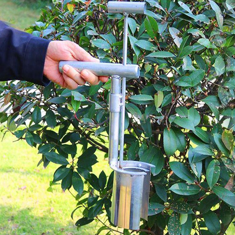 Roestvrijstalen Bollenplanter met Ergonomische T-Handgreep