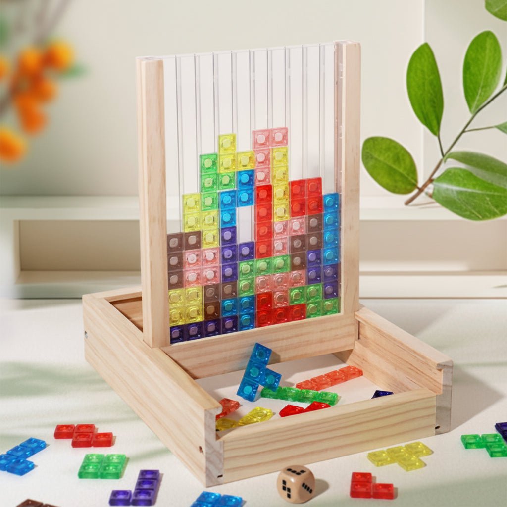 Duurzame Houten Tetris Puzzel