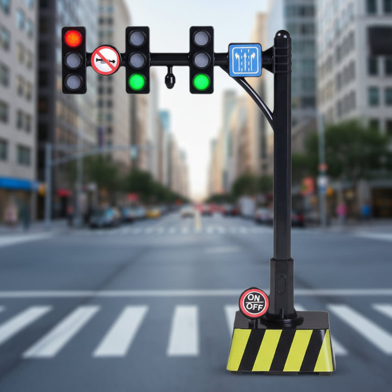 Educatieve Verkeerslicht En Voertuig Speelset