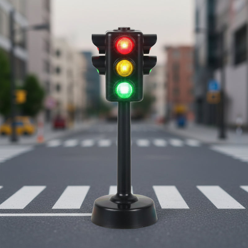 Educatieve Verkeerslicht En Voertuig Speelset