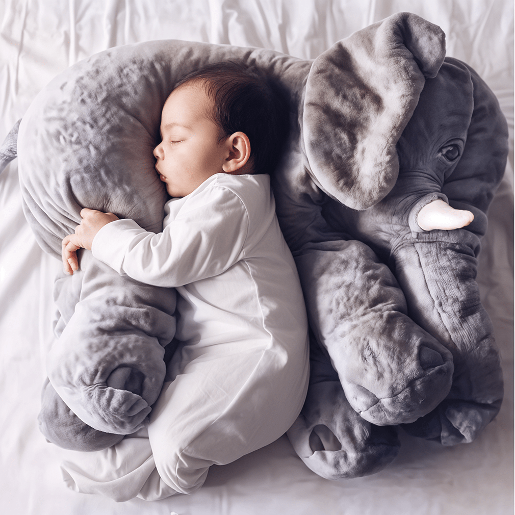 Pluche Olifant Knuffelkussen