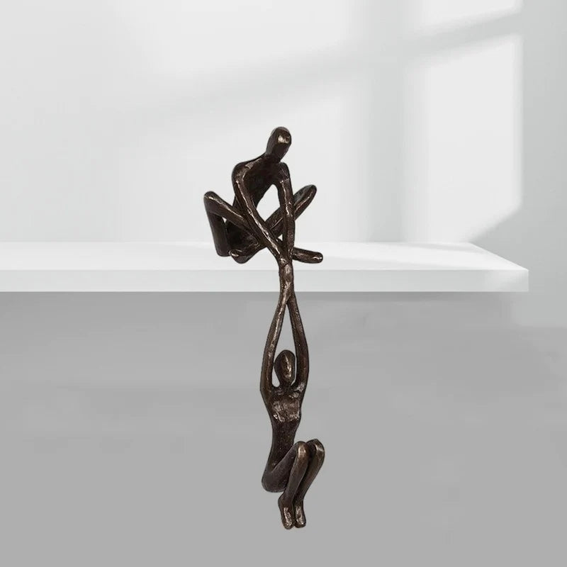 Abstract Koppel Sculptuur Kunstdecoratie