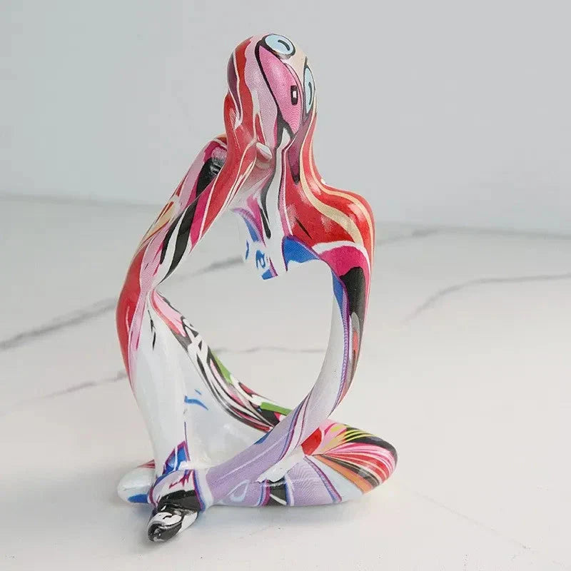 Abstracte Denker Beeld Tafeldecoratie