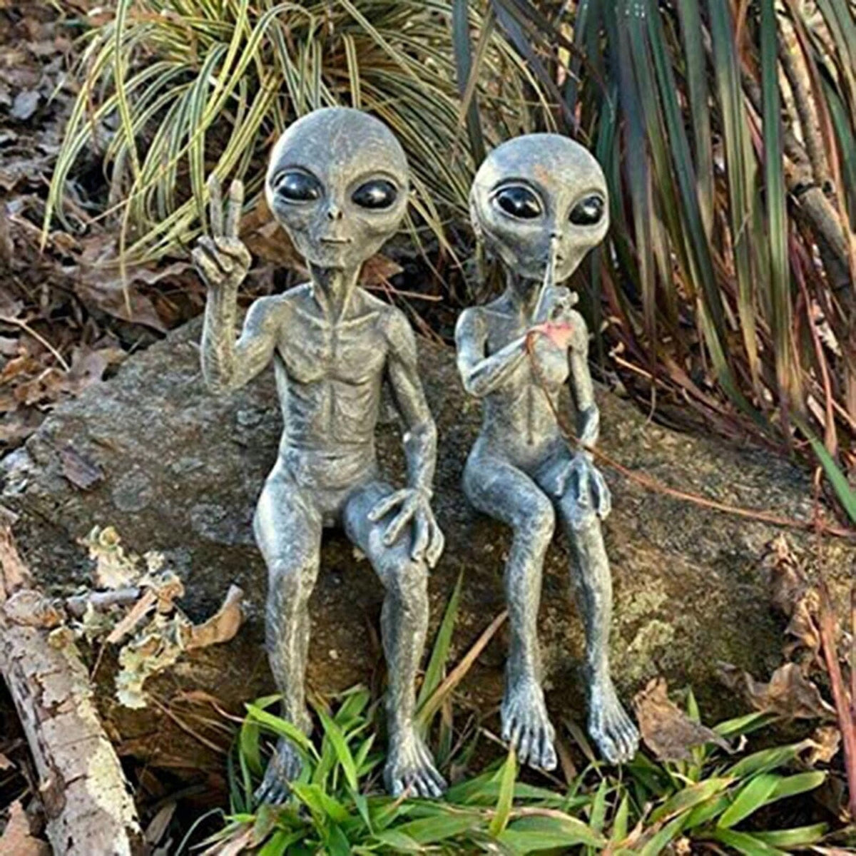 Alien Tuinbeeld van Hars