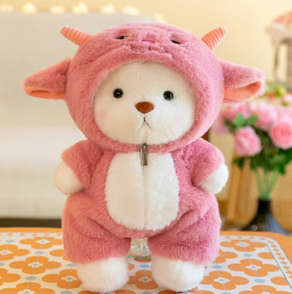 Knuffelbeer zachte pluche knuffelvriend