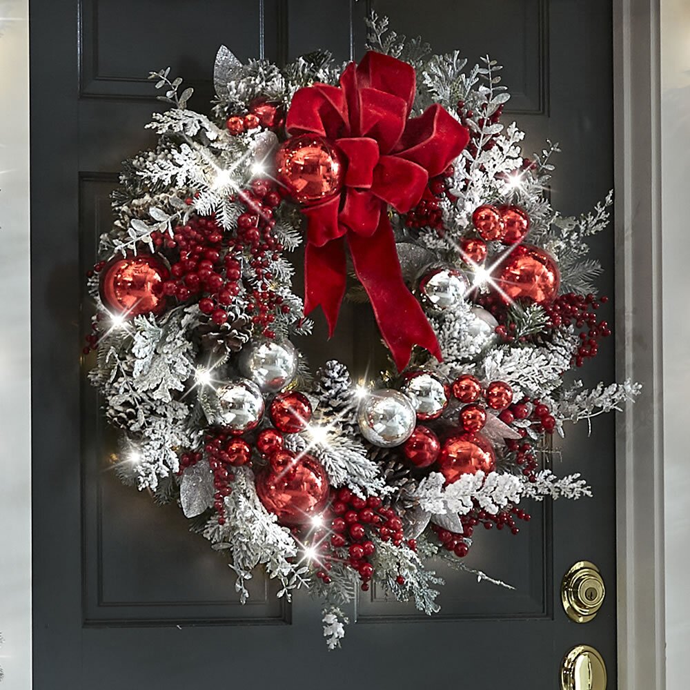 Draadloze Voorverlichte Kerstdecoratie