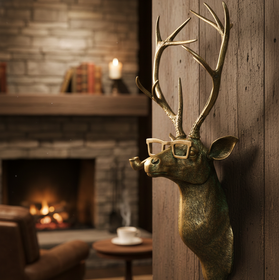 Decoratieve Dierenkop Wandmontage