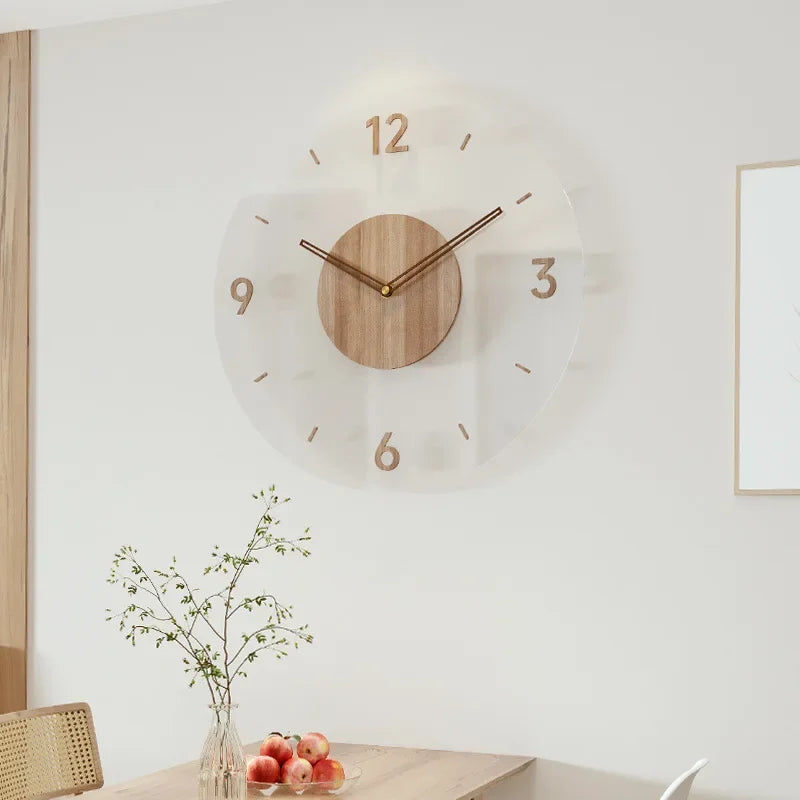 Moderne Houten Wandklok