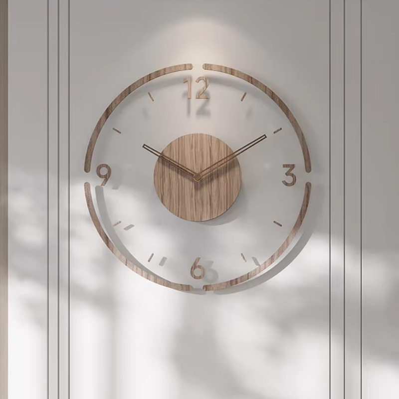 Moderne Houten Wandklok
