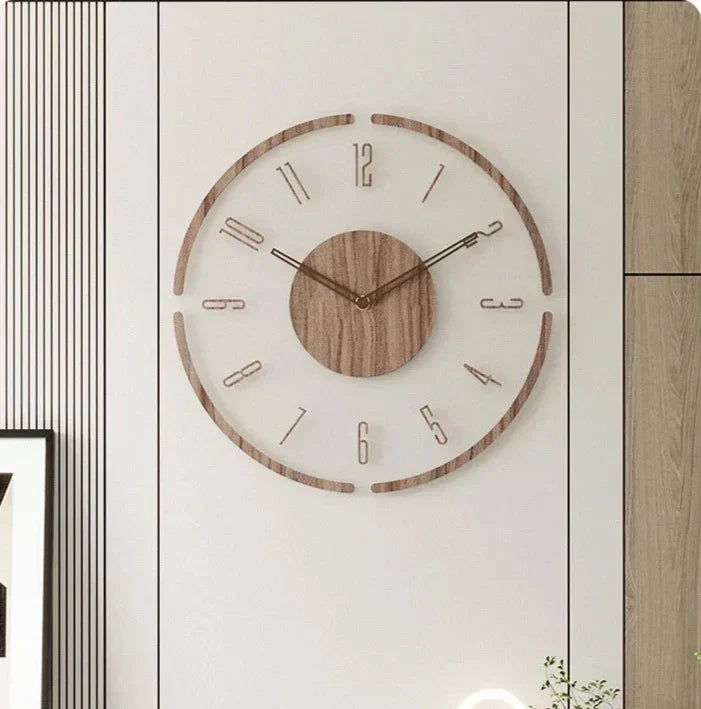 Moderne Houten Wandklok