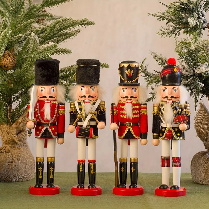 Houten notenkraker soldaat figuur