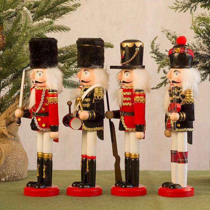 Houten notenkraker soldaat figuur