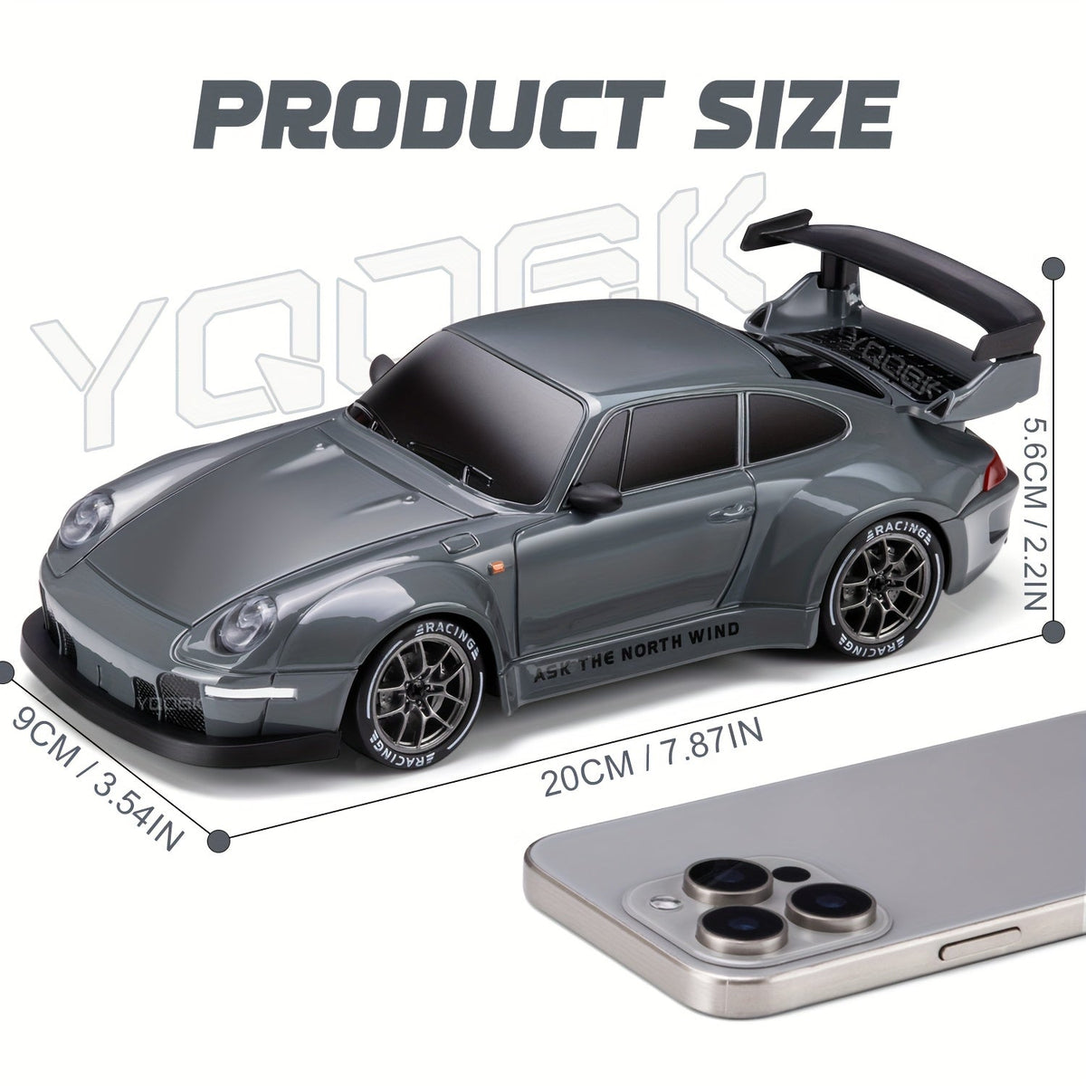 RC Drift Auto 1:24 4WD met LED Wielen