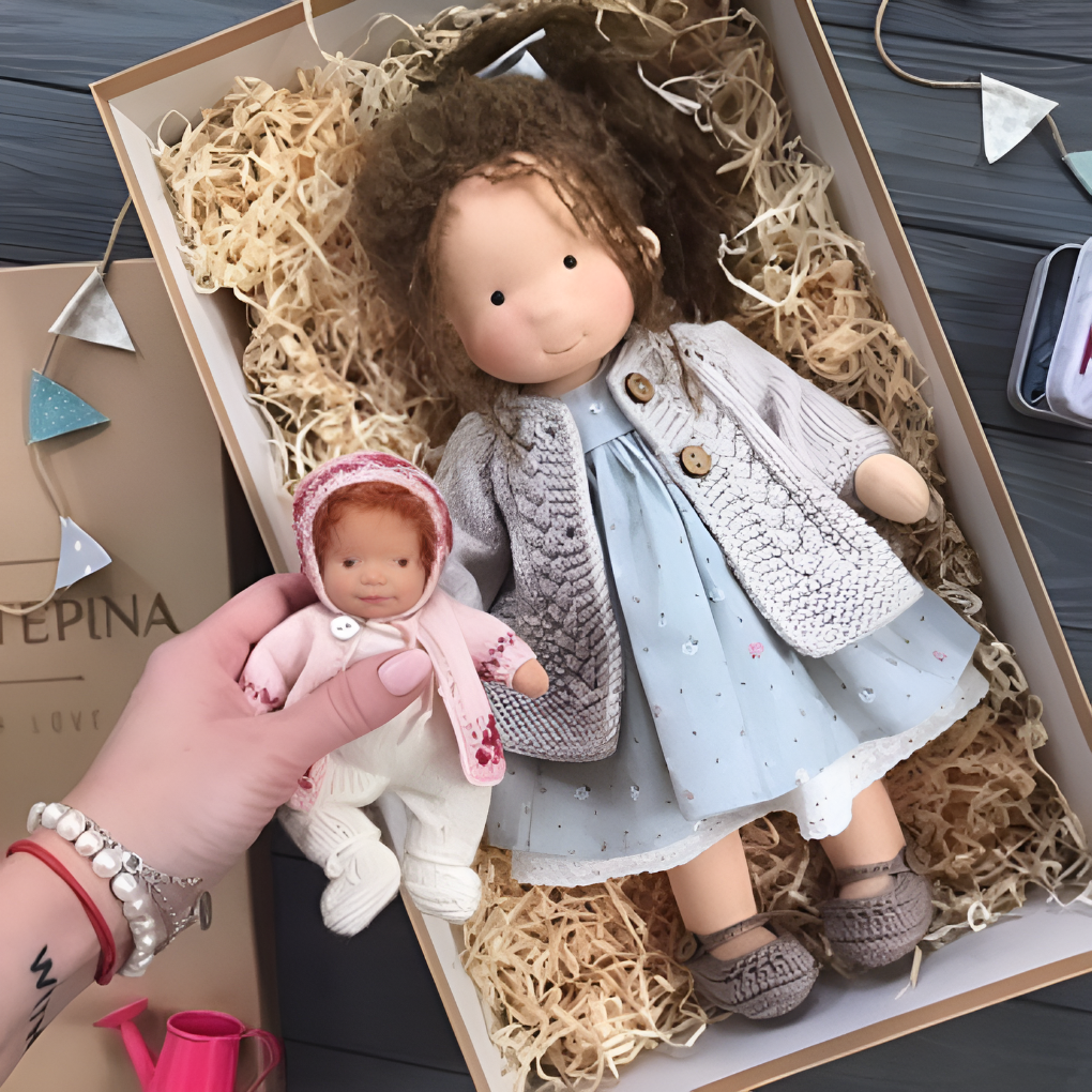 Waldorf Ragpop Open Gezicht Ontwerp