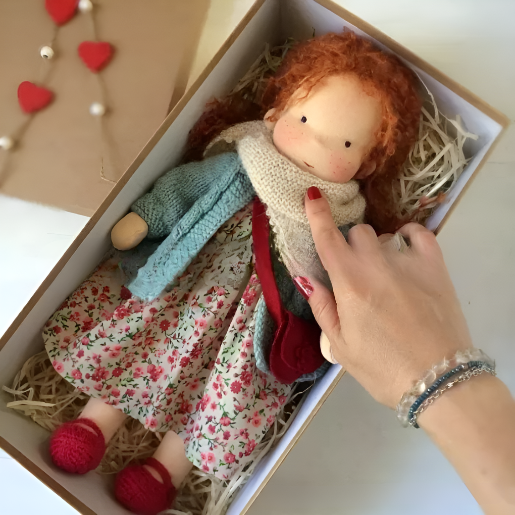 Waldorf Ragpop Open Gezicht Ontwerp