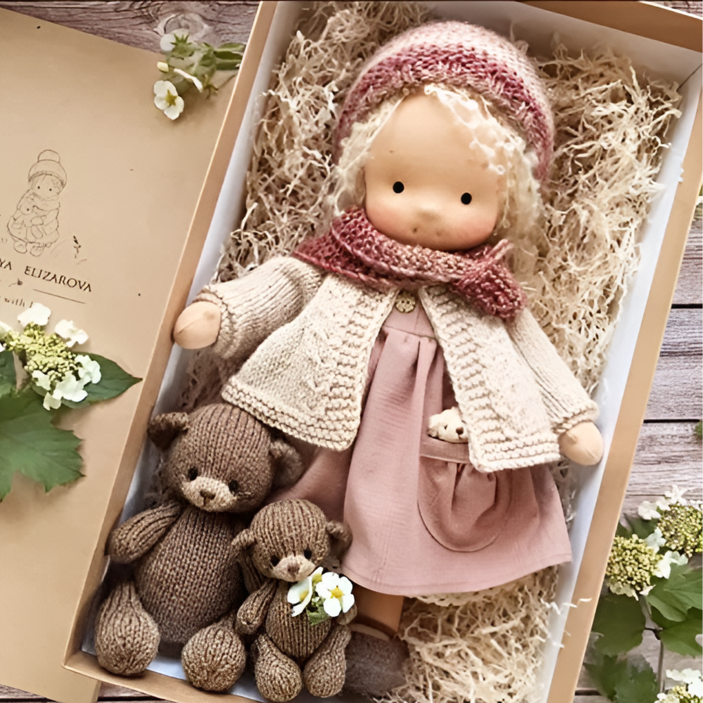Waldorf Ragpop Open Gezicht Ontwerp