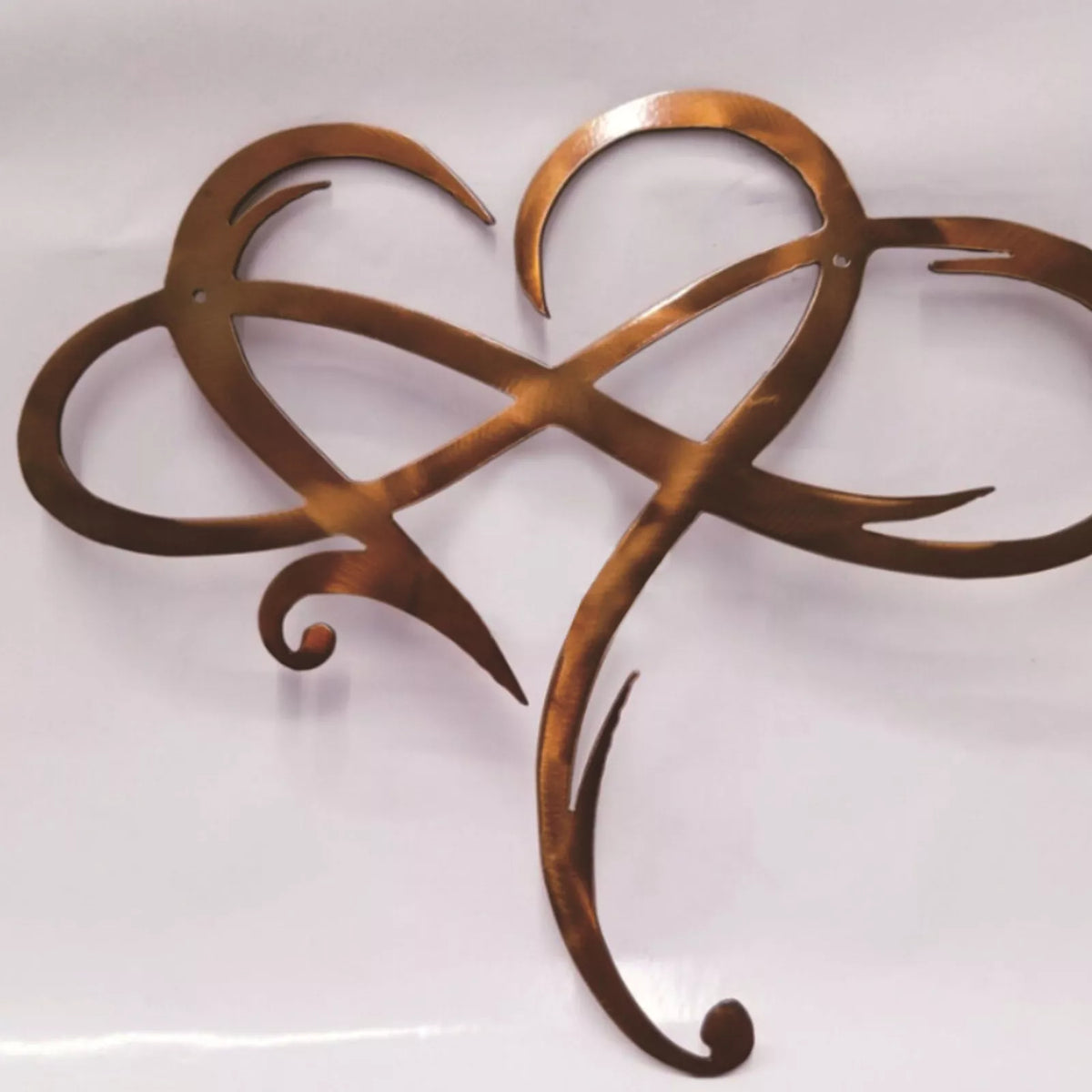 Oneindig Hart metalen wanddecoratie