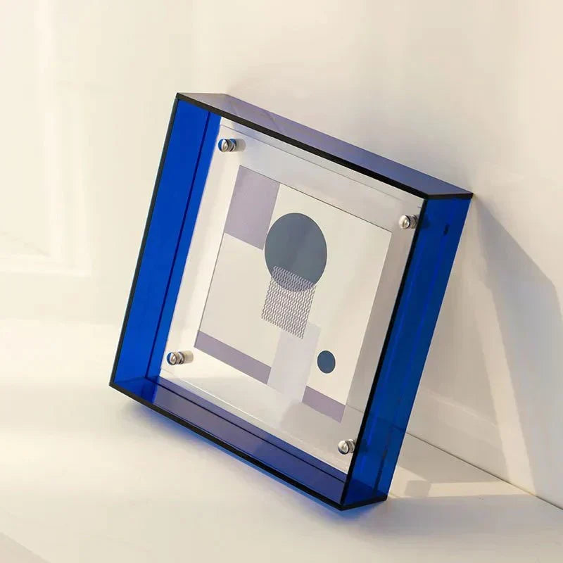 Zwevende acryl fotolijst