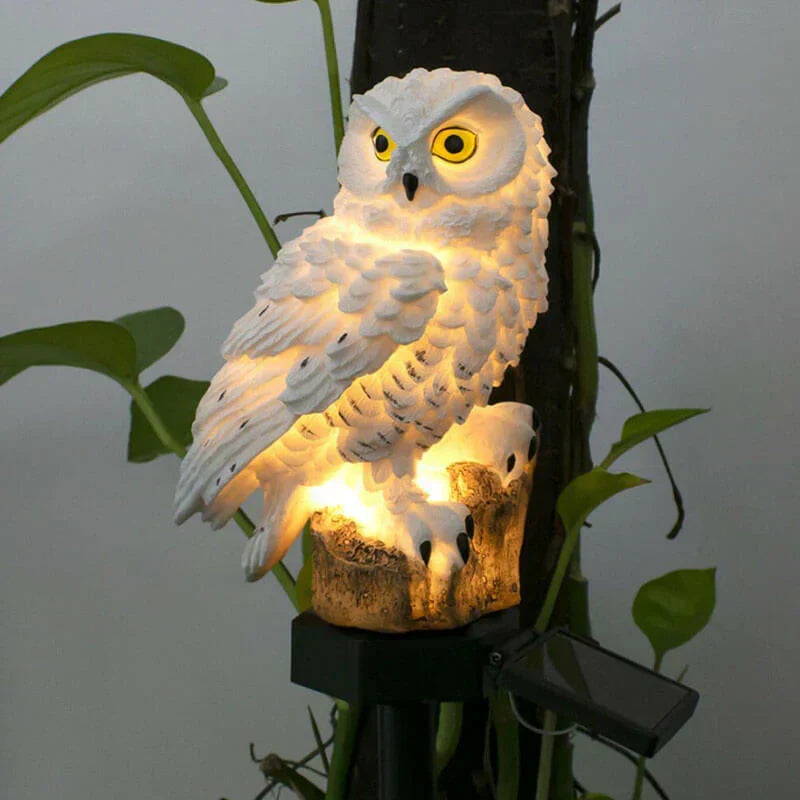 Decoratieve Uil Solarlamp