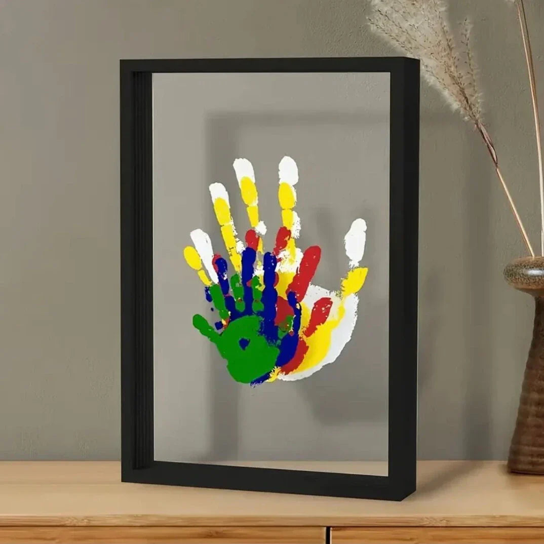 Handafdruk Herinneringsset Familie Keepsake Frame