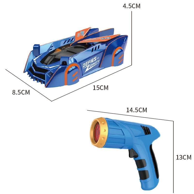 Laser-gestuurde wandklim RC-auto
