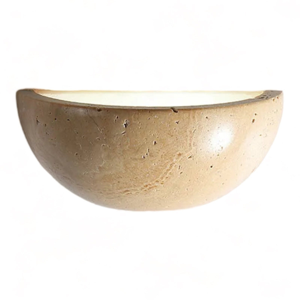 Halfronde LED Wandlamp Wabi-Sabi