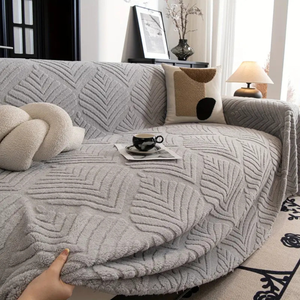 Herringbone fleece bankhoes