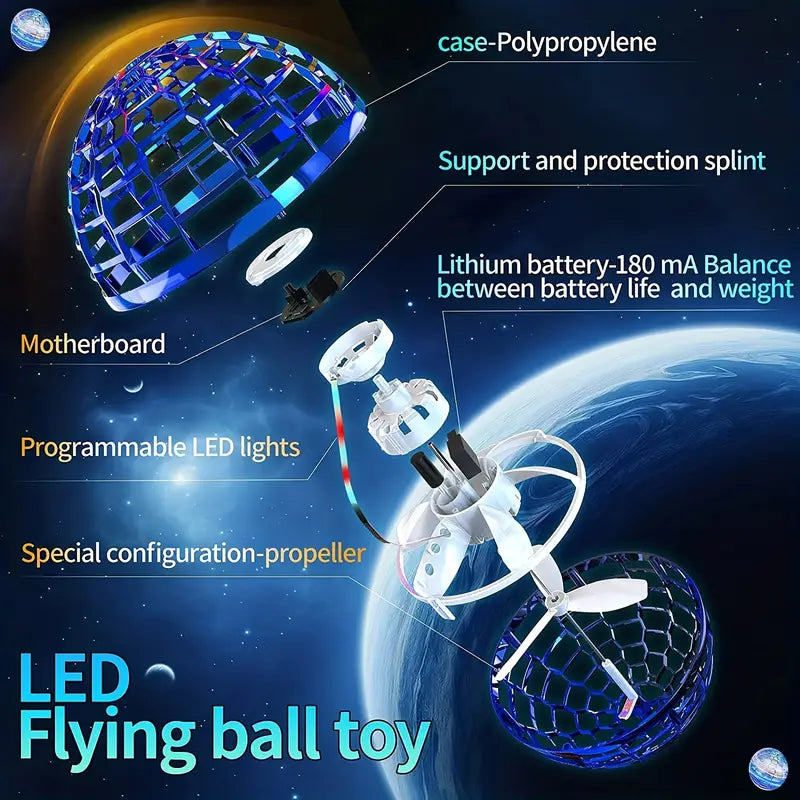 Vliegende Bal met LED-Verlichting