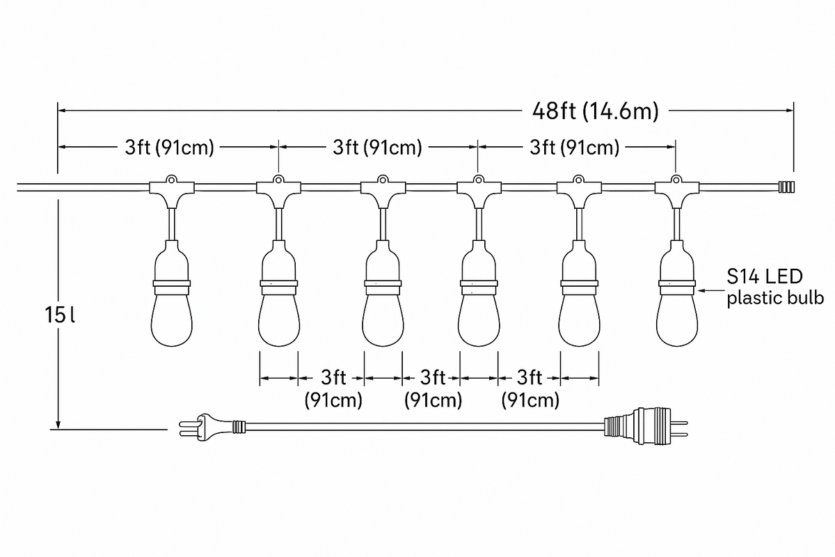 Lichtslinger Buitenverlichting met LED-Lampen