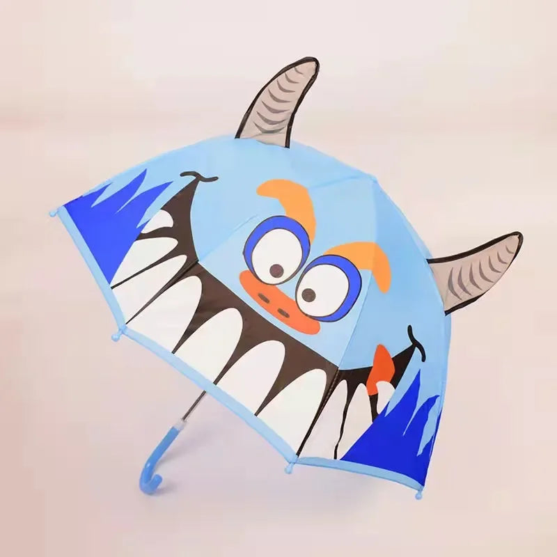 Kleurrijke kinderparaplu met dierenprint